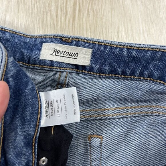 Revtown Women's Size 32 Light to Medium Wash High Rise Denim Jeans - Picture 6 of 9